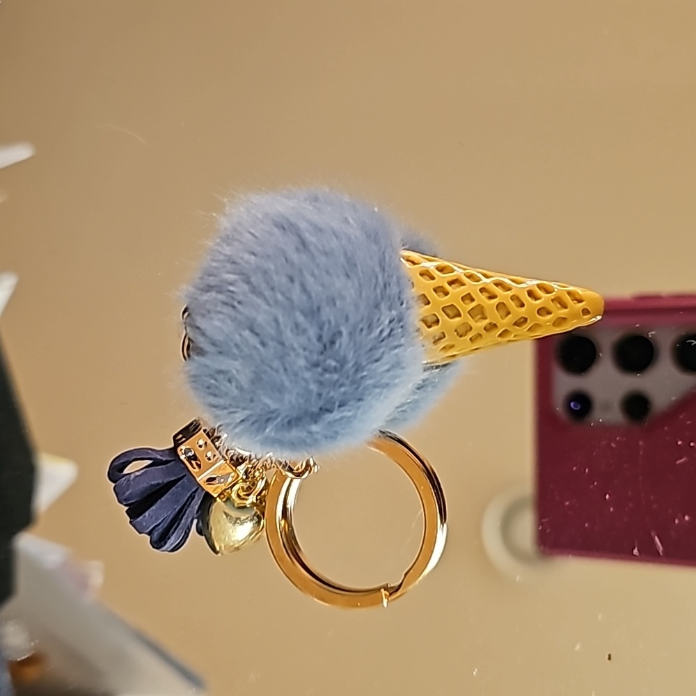 Non brand Ice cream cone bag charm NWOT